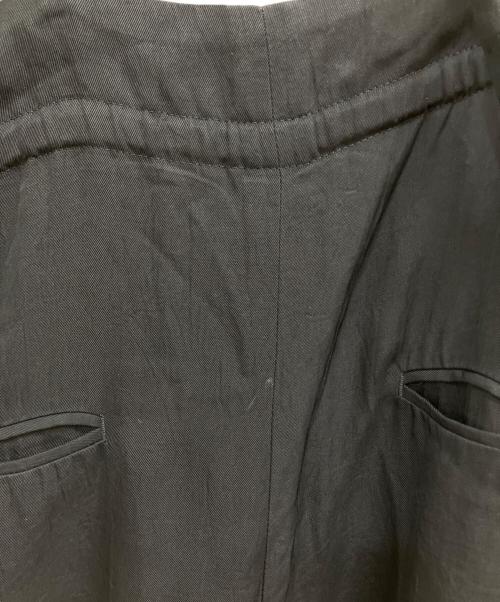 SACRA（サクラ）SACRA (サクラ) アセテート ブライト ツイル サロペット ブラック サイズ:SIZE38の古着・服飾アイテム