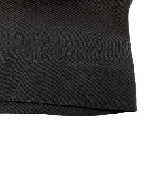 SACRA（サクラ）SACRA (サクラ) アセテート ブライト ツイル サロペット ブラック サイズ:SIZE38の古着・服飾アイテム