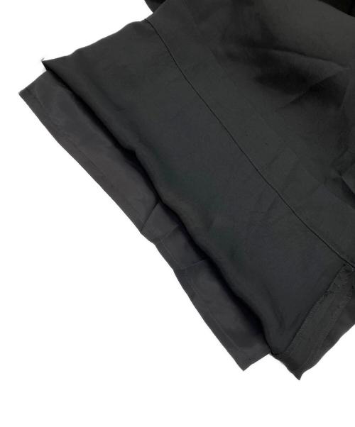 SACRA（サクラ）SACRA (サクラ) アセテート ブライト ツイル サロペット ブラック サイズ:SIZE38の古着・服飾アイテム