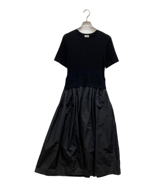 CYCLAS（シクラス）CYCLAS (シクラス) ドッキングワンピース ブラック サイズ:34の古着・服飾アイテム
