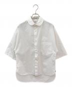 MADISON BLUEマディソンブルー）の古着「J.BRADLEY ROUND COLLAR SH」｜ホワイト