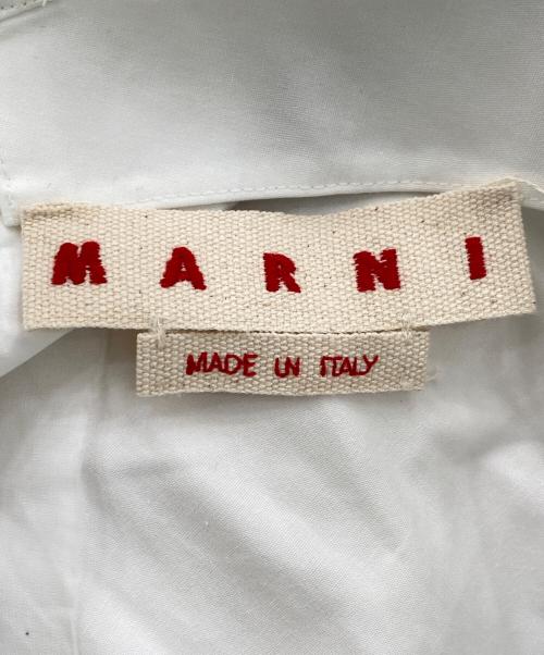 MARNI（マルニ）MARNI (マルニ) オールオーバーグラフィックプリントシャツ ホワイト サイズ:40の古着・服飾アイテム