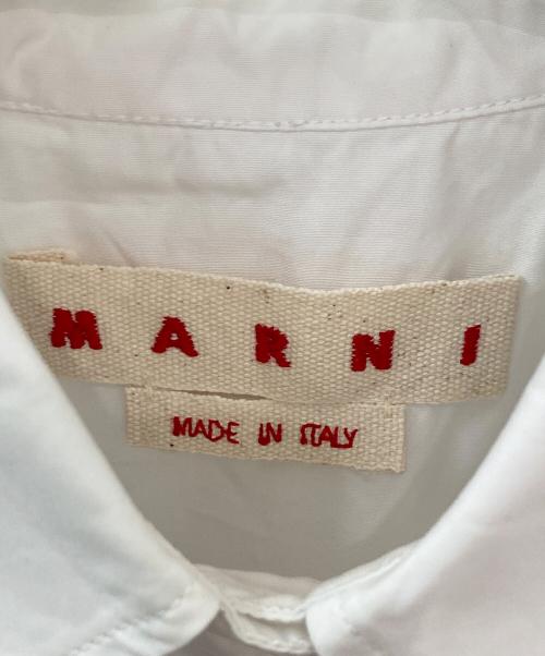 MARNI（マルニ）MARNI (マルニ) オーガニックコットンポプリンシャツ ホワイト サイズ:38の古着・服飾アイテム