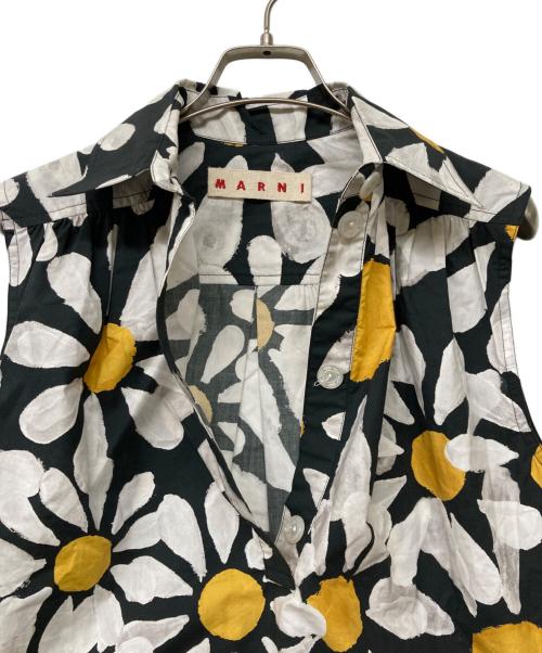 MARNI（マルニ）MARNI (マルニ) ノースリーブプルオーバーシャツ/マーガレット ブラック サイズ:38の古着・服飾アイテム