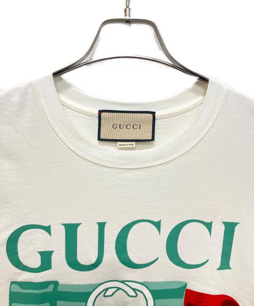 GUCCI（グッチ）GUCCI (グッチ) Tシャツ オフホワイト サイズ:Ｓの古着・服飾アイテム
