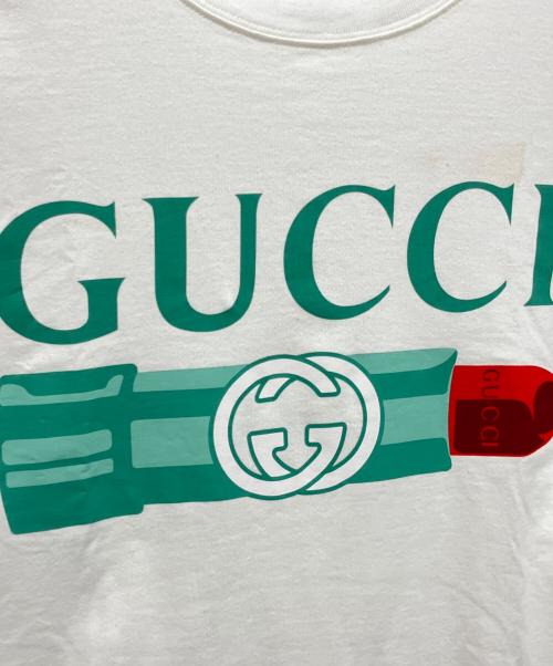 GUCCI（グッチ）GUCCI (グッチ) Tシャツ オフホワイト サイズ:Ｓの古着・服飾アイテム