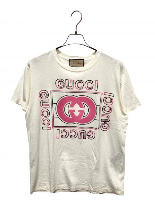 GUCCI（グッチ）GUCCI (グッチ) Tシャツ オフホワイト サイズ:Ｓの古着・服飾アイテム