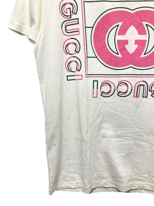 GUCCI（グッチ）GUCCI (グッチ) Tシャツ オフホワイト サイズ:Ｓの古着・服飾アイテム