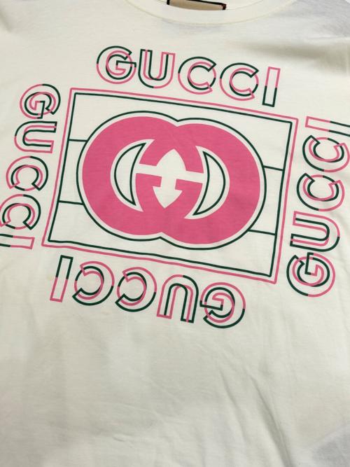 GUCCI（グッチ）GUCCI (グッチ) Tシャツ オフホワイト サイズ:Ｓの古着・服飾アイテム