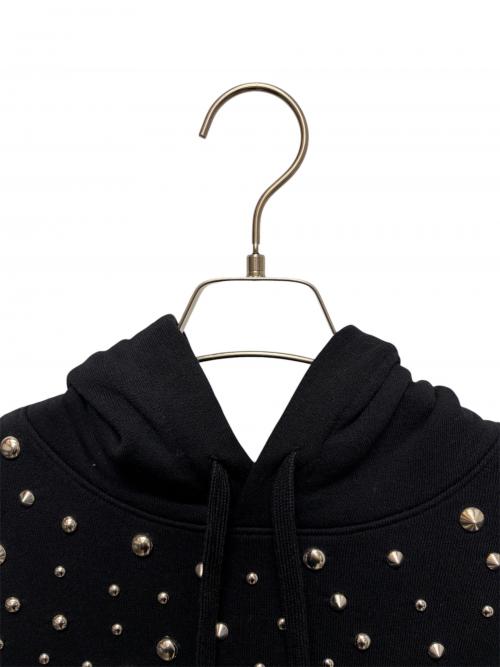 GUCCI（グッチ）GUCCI (グッチ) スタッズロゴ パーカー ブラック サイズ:Sの古着・服飾アイテム