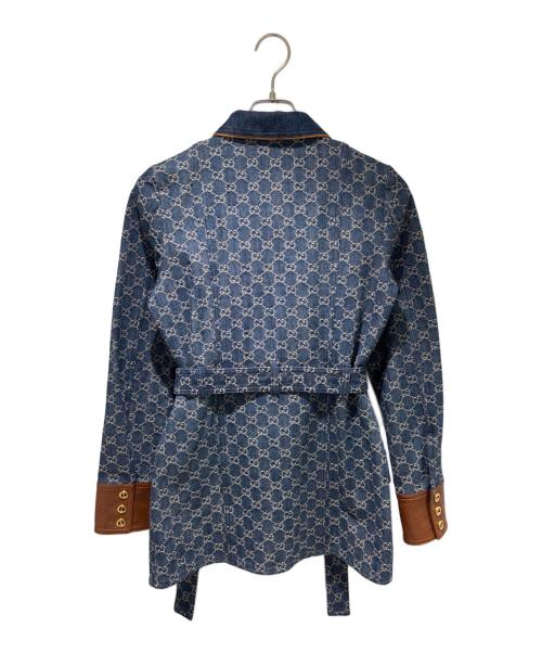 GUCCI（グッチ）GUCCI (グッチ) オーガニック デニムジャケット/652658 XDBIP インディゴ サイズ:38の古着・服飾アイテム