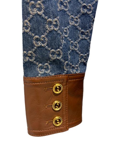 GUCCI（グッチ）GUCCI (グッチ) オーガニック デニムジャケット/652658 XDBIP インディゴ サイズ:38の古着・服飾アイテム