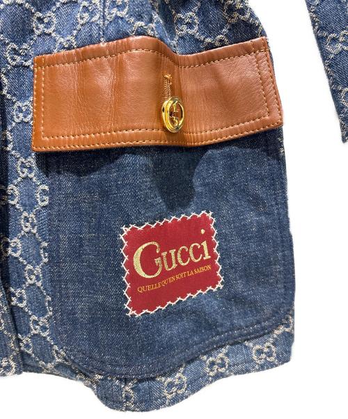 GUCCI（グッチ）GUCCI (グッチ) オーガニック デニムジャケット/652658 XDBIP インディゴ サイズ:38の古着・服飾アイテム
