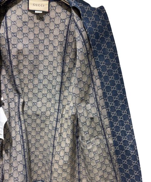 GUCCI（グッチ）GUCCI (グッチ) オーガニック デニムジャケット/652658 XDBIP インディゴ サイズ:38の古着・服飾アイテム