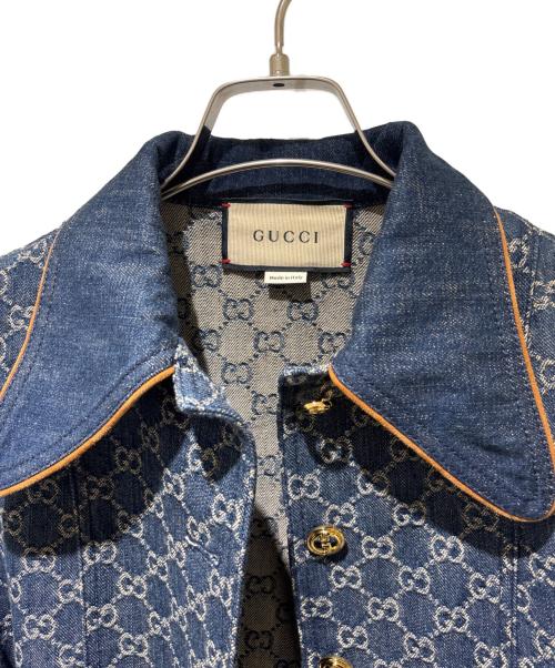 GUCCI（グッチ）GUCCI (グッチ) オーガニック デニムジャケット/652658 XDBIP インディゴ サイズ:38の古着・服飾アイテム