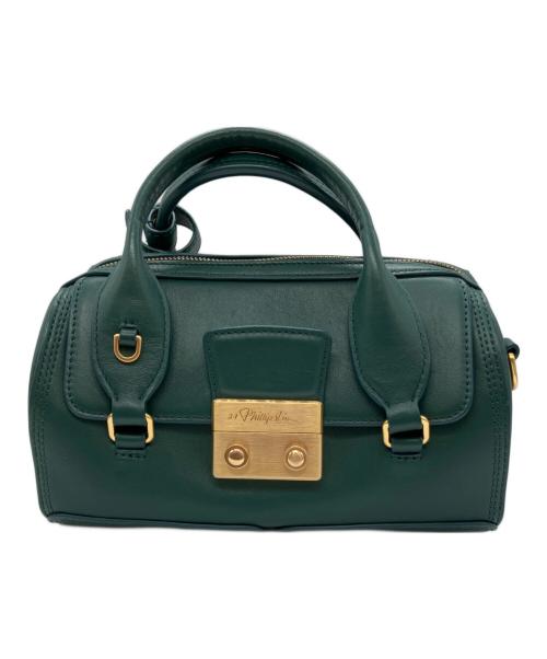 3.1 phillip lim（スリーワンフィリップリム）3.1 phillip lim (スリーワンフィリップリム) 2WAYショルダーバッグ グリーンの古着・服飾アイテム