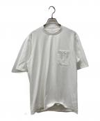 LACOSTEラコステ）の古着「速乾ストレッチポケットTシャツ」｜ホワイト