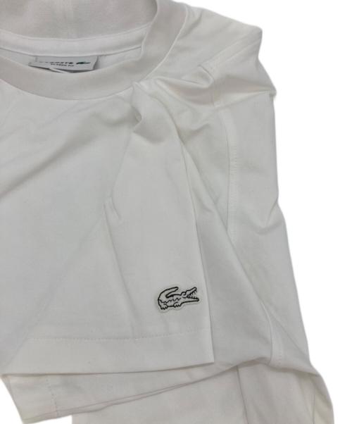LACOSTE（ラコステ）LACOSTE (ラコステ) 速乾ストレッチポケットTシャツ ホワイト サイズ:Ｍの古着・服飾アイテム