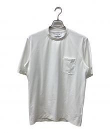 LACOSTE（ラコステ）の古着「速乾ストレッチポケットTシャツ」｜ホワイト