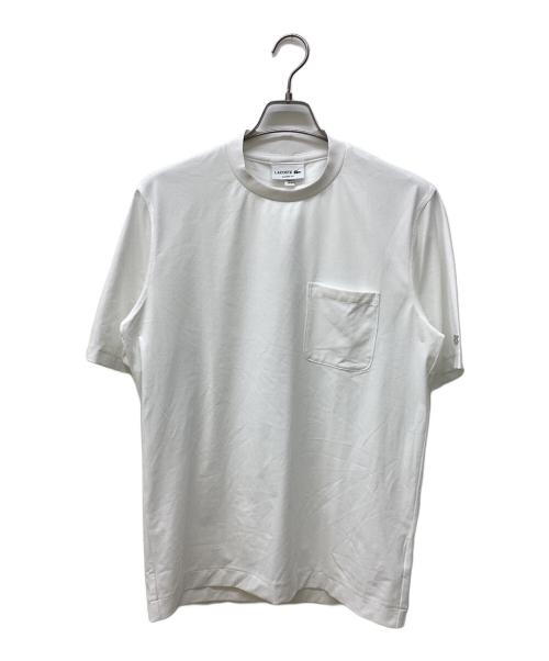 LACOSTE（ラコステ）LACOSTE (ラコステ) 速乾ストレッチポケットTシャツ ホワイト サイズ:Mの古着・服飾アイテム