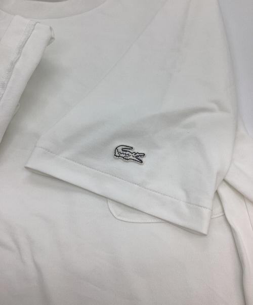 LACOSTE（ラコステ）LACOSTE (ラコステ) 速乾ストレッチポケットTシャツ ホワイト サイズ:Mの古着・服飾アイテム