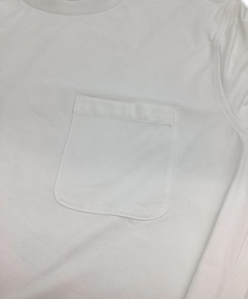 LACOSTE（ラコステ）LACOSTE (ラコステ) 速乾ストレッチポケットTシャツ ホワイト サイズ:Mの古着・服飾アイテム