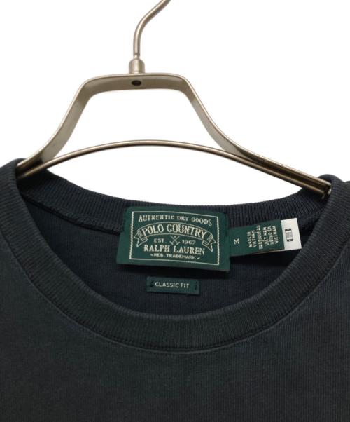 POLO COUNTRY（ポロカントリー）POLO COUNTRY (ポロカントリー) QRタグクラシックフィット Polo カントリーTシャツ グレー サイズ:SIZE Mの古着・服飾アイテム