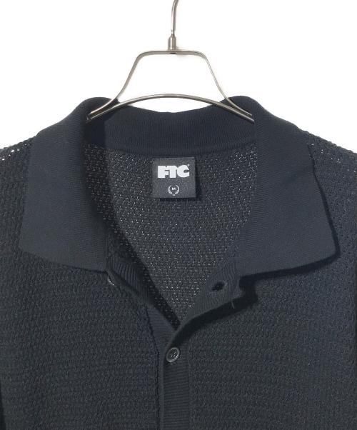 FTC（エフティーシー）FTC (エフティーシー) クロシェニットシャツ ブラック サイズ:SIZE Mの古着・服飾アイテム