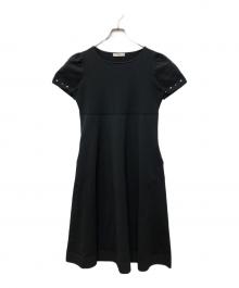Rene（ルネ）の古着「パール装飾	Light Knit Dress」｜ブラック