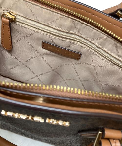 MICHAEL KORS（マイケルコース）MICHAEL KORS (マイケルコース) 2WAYバッグ ブラウンの古着・服飾アイテム