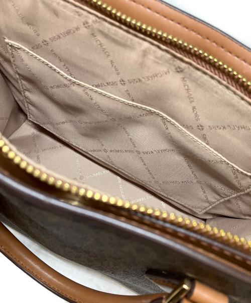 MICHAEL KORS（マイケルコース）MICHAEL KORS (マイケルコース) 2WAYバッグ ブラウンの古着・服飾アイテム