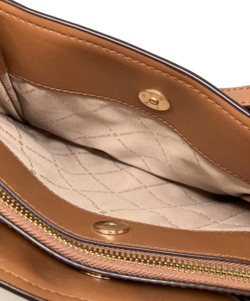 MICHAEL KORS（マイケルコース）MICHAEL KORS (マイケルコース) 2WAYバッグ ブラウンの古着・服飾アイテム