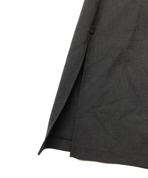 UNTITLED（アンタイトル）UNTITLED (アンタイトル) スラブバンドカラーワンピース ブラック サイズ:1の古着・服飾アイテム