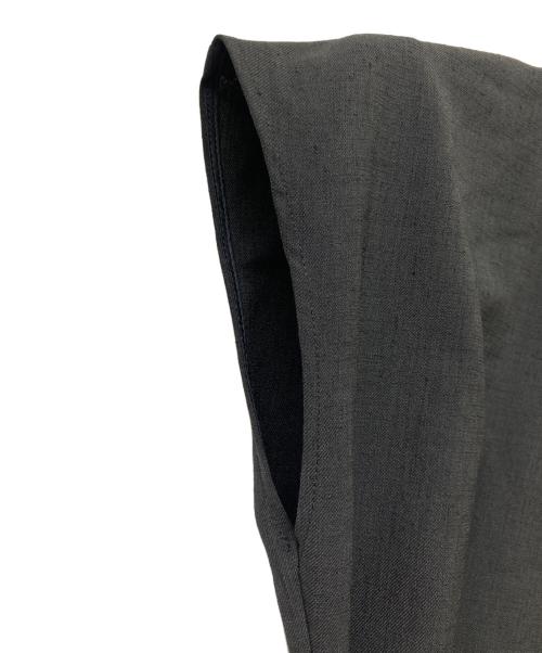 UNTITLED（アンタイトル）UNTITLED (アンタイトル) スラブバンドカラーワンピース ブラック サイズ:1の古着・服飾アイテム