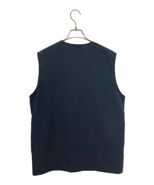 Conte（コンテ）conte (コンテ) ディープVネック ジレ ブラック サイズ:-の古着・服飾アイテム