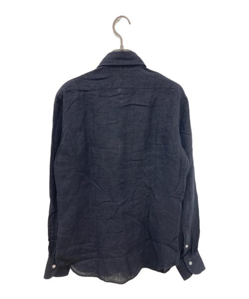 ARCODIO（アルコディオ）ARCODIO (アルコディオ) バイオウォッシュリネンシャツ ブラック サイズ:Sの古着・服飾アイテム