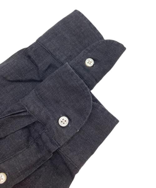 ARCODIO（アルコディオ）ARCODIO (アルコディオ) バイオウォッシュリネンシャツ ブラック サイズ:Sの古着・服飾アイテム