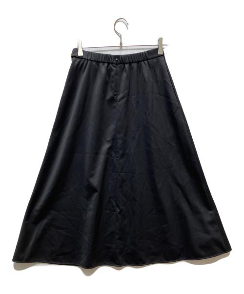 23区（ニジュウサンク）23区 (ニジュウサンク) メリノウールサテン スカート ブラック サイズ:SIZE　36の古着・服飾アイテム