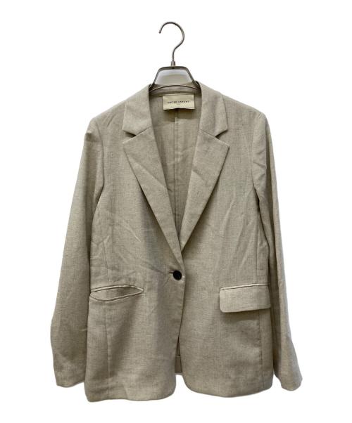 green label relaxing（グリーンレーベルリラクシング）green label relaxing (グリーンレーベルリラクシング) Spiree IAS テーラード ジャケット ベージュ サイズ:36の古着・服飾アイテム