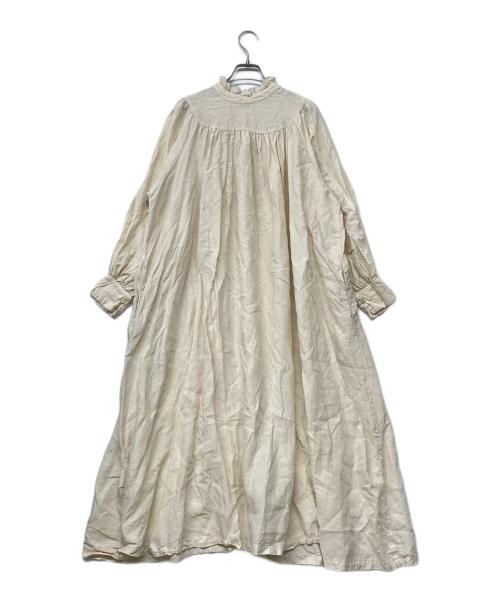 nest Robe（ネストローブ）nest Robe (ネストローブ) リネンブラウスワンピース アイボリー サイズ:Freeの古着・服飾アイテム