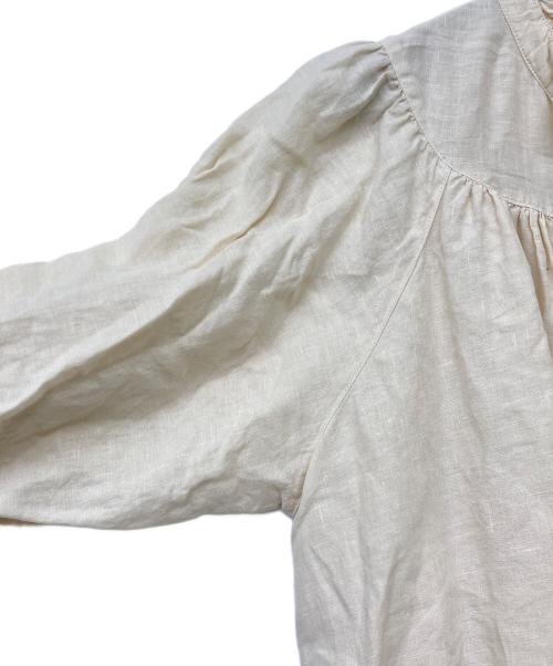 nest Robe（ネストローブ）nest Robe (ネストローブ) リネンブラウスワンピース アイボリー サイズ:Freeの古着・服飾アイテム