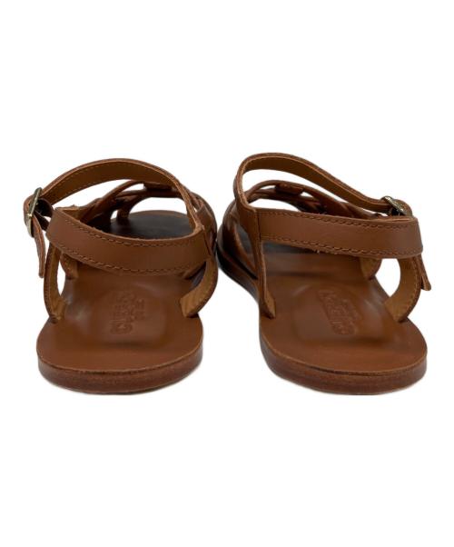 CUEREN（クエルン）CUEREN (クエルン) VENICE 09 SANDAL Almond ブラウン サイズ:24cmの古着・服飾アイテム