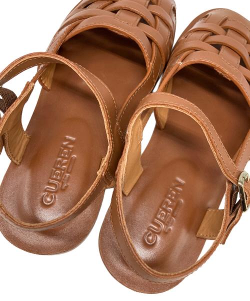 CUEREN（クエルン）CUEREN (クエルン) VENICE 09 SANDAL Almond ブラウン サイズ:24cmの古着・服飾アイテム
