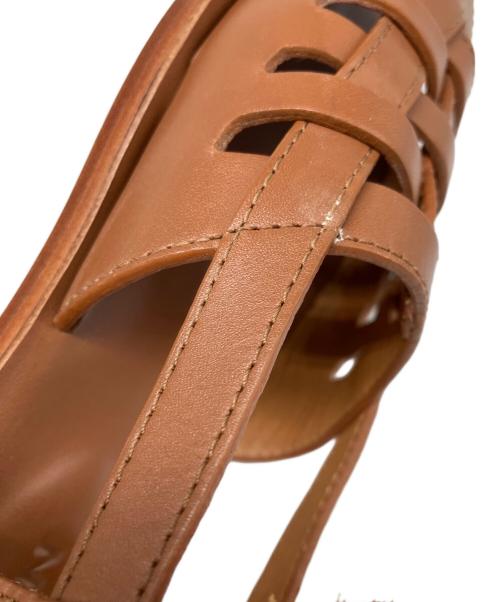 CUEREN（クエルン）CUEREN (クエルン) VENICE 09 SANDAL Almond ブラウン サイズ:24cmの古着・服飾アイテム