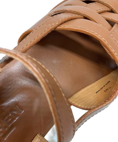 CUEREN（クエルン）CUEREN (クエルン) VENICE 09 SANDAL Almond ブラウン サイズ:24cmの古着・服飾アイテム