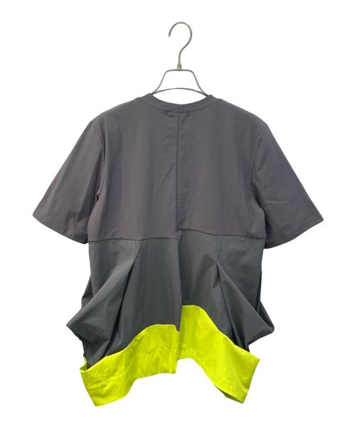 UN3D.（アンスリード）UN3D. (アンスリード) ROUND BOX COCOON T-SH/ラウンドボックスコクーンティーシャツ グレー サイズ:38の古着・服飾アイテム
