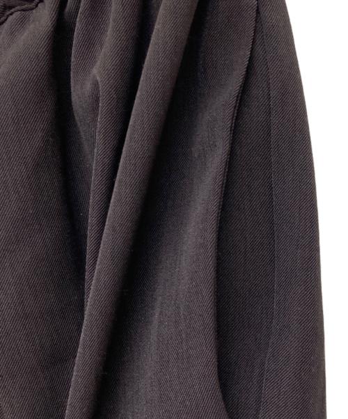 mizuiro-ind（ミズイロインド）mizuiro-ind (ミズイロインド) ワイドタックパンツ グレー サイズ:Freeの古着・服飾アイテム