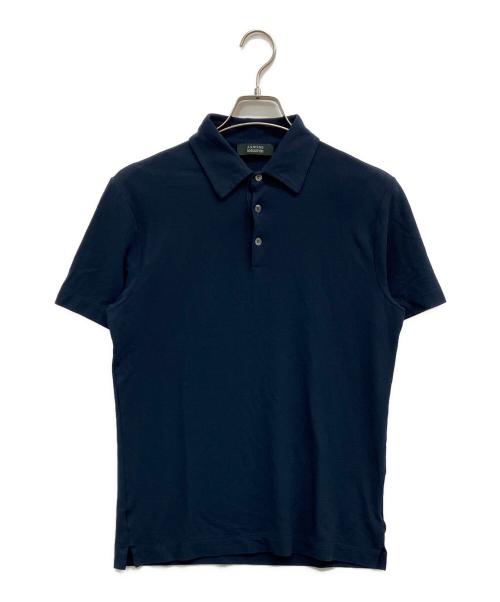 Zanone（ザノーネ）Zanone (ザノーネ) アイスコットンポロシャツ ネイビー サイズ:SIZE46の古着・服飾アイテム