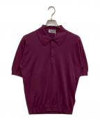 JOHN SMEDLEYジョンスメドレー）の古着「ISIS SHIRT FC SS」｜パープル