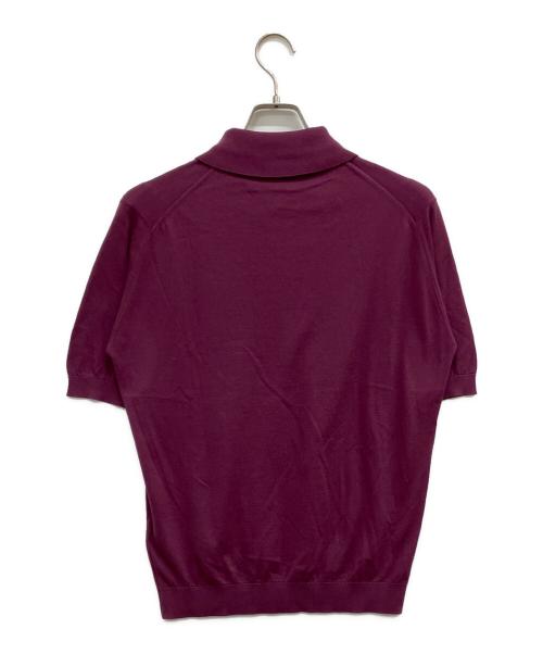 JOHN SMEDLEY（ジョンスメドレー）JOHN SMEDLEY (ジョンスメドレー) ISIS SHIRT FC SS パープル サイズ:Sの古着・服飾アイテム